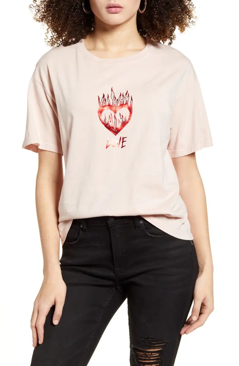 Love Flaming Heart T-Shirt | Nordstrom