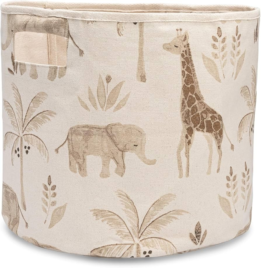 Crane Baby Kendi Safari Print Storage Bin | Amazon (US)