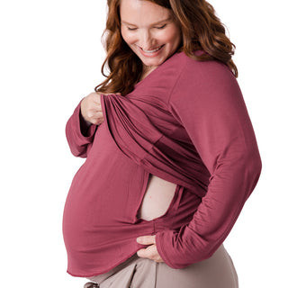 Bamboo Nursing & Maternity Long Sleeve T-shirt | Kindred Bravely