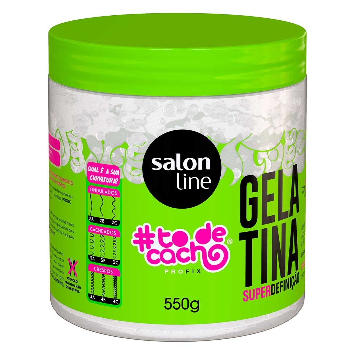 Gelatina Capilar Salon Line #To de Cacho Super Definição com 550g 550g | DrogaRaia (BR)