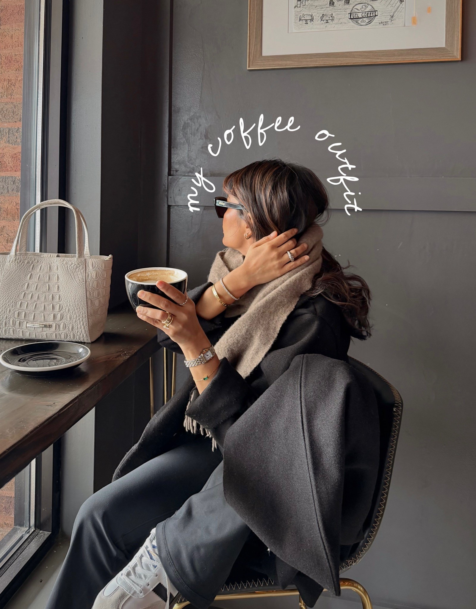 Coffee outfit (petite + mom friendly winter outfit). Linked:

Small handbag that fits everything 
Petite coat (exact one is old but this is almost the same)
Petite flared athleisure pants/leggings: wearing xs 

Two tone watch (perfect for small wrist) 



#LTKSeasonal #LTKPetite #LTKootd