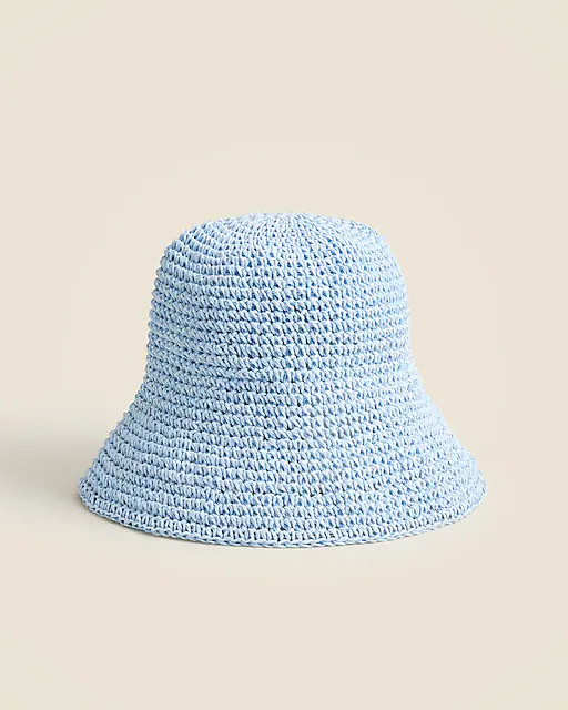 Packable straw hat | J. Crew US