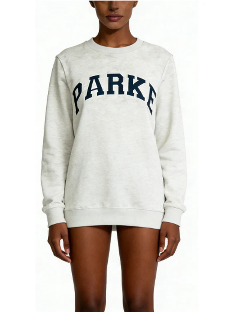 Parke Classic Varsity Sweatshirt – Timeless Letter Graphic, Relaxed Fit, Cozy Crewneck for Dail... | Walmart (US)