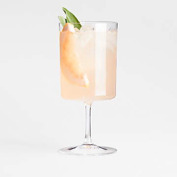 Edge Red Wine Glass + Reviews | Crate & Barrel | Crate & Barrel