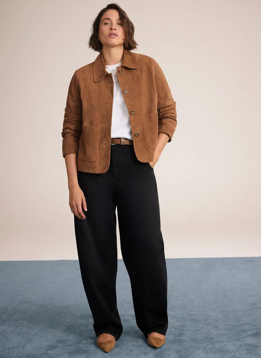 Washed Black Ultimate Barrel Jeans | Mint Velvet