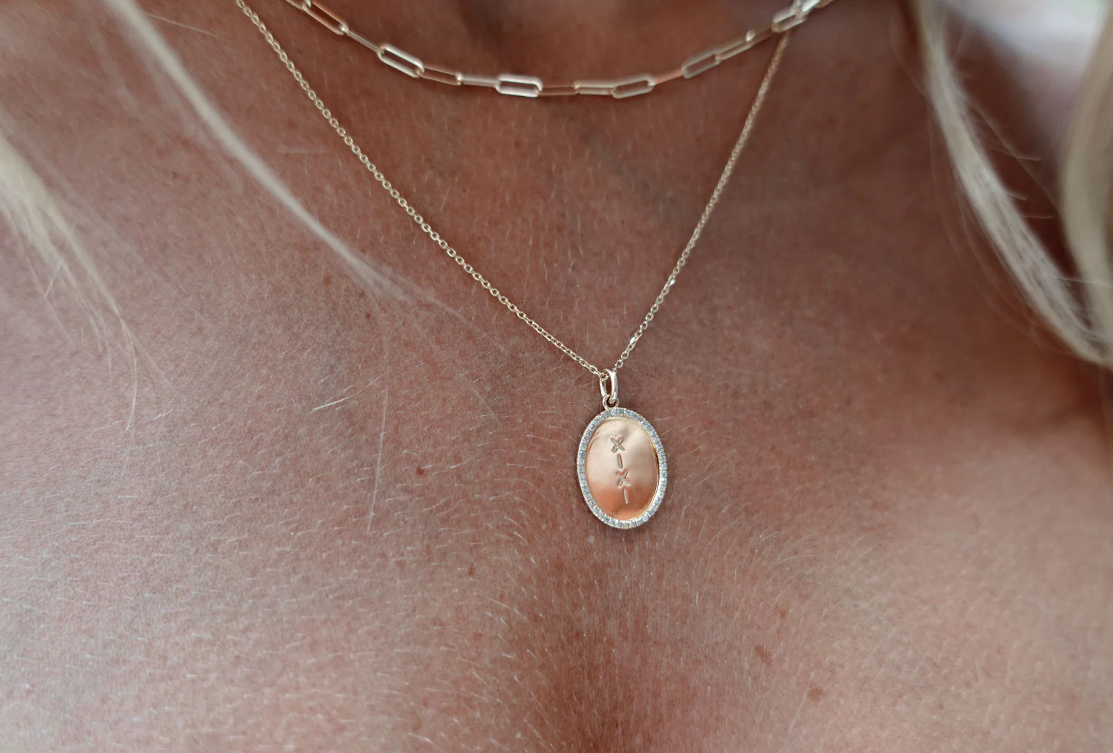 11:11 Pendant with Chain | Dainty by DK