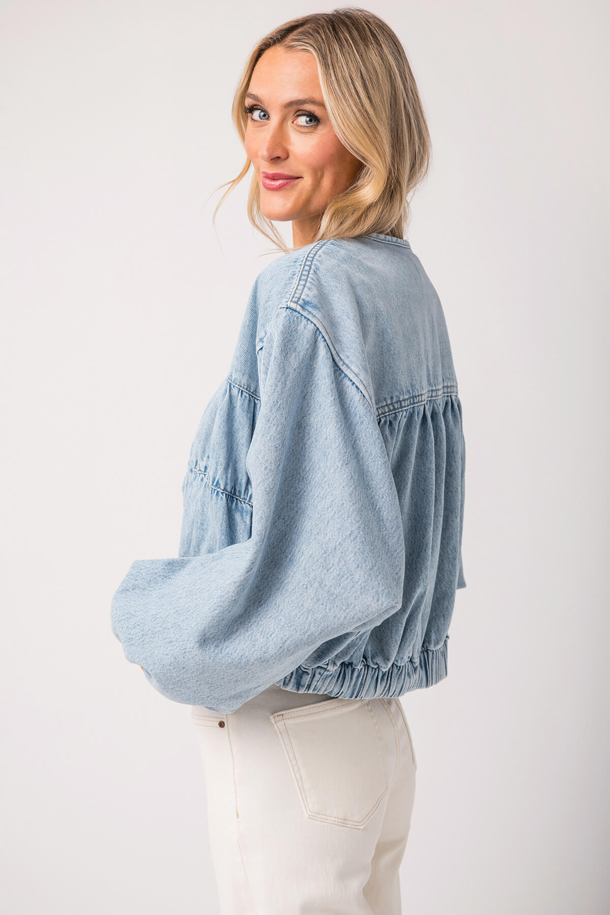 Free People Layla Denim Jacket | Social Threads