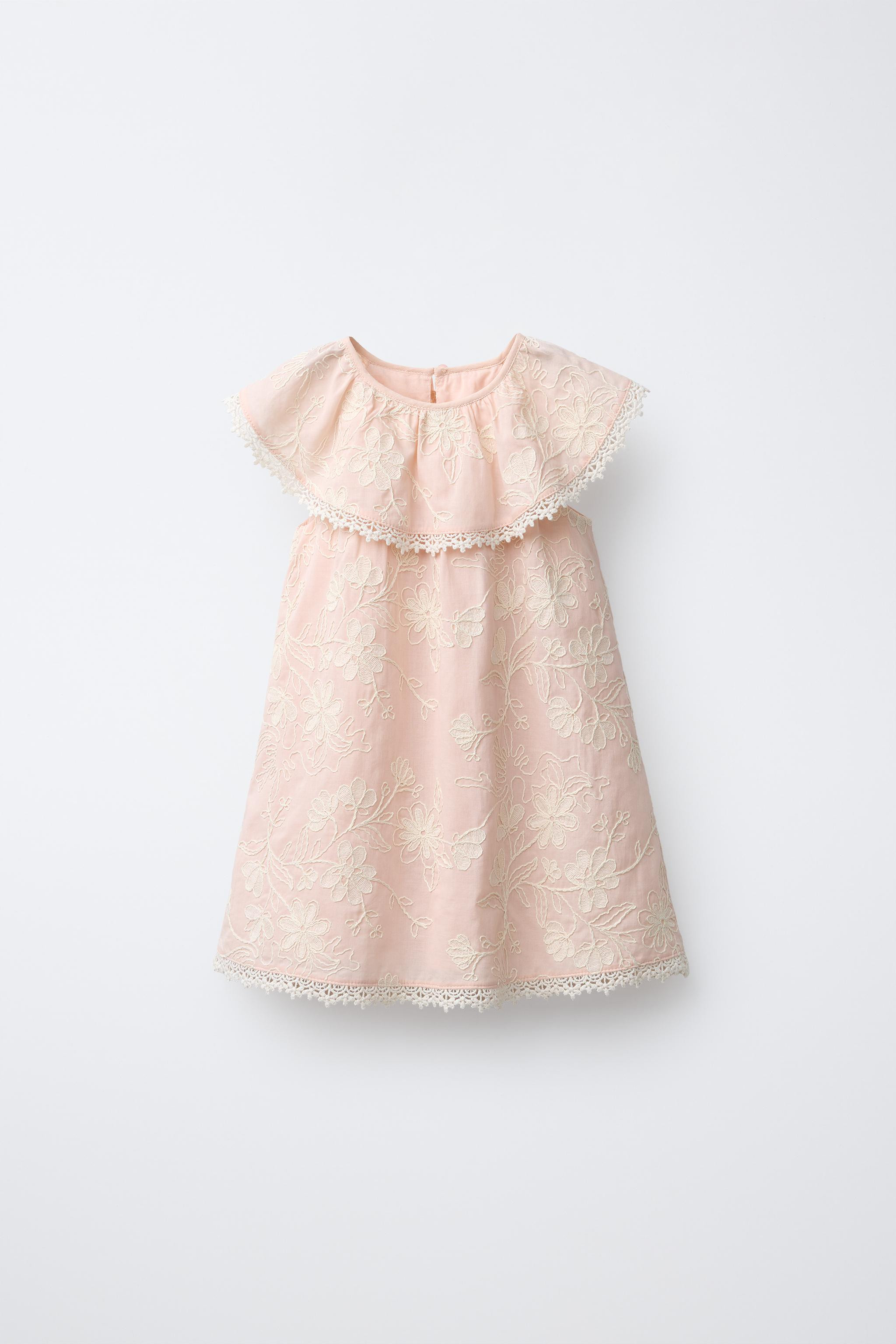 EMBROIDERED FLORAL DRESS | Zara US