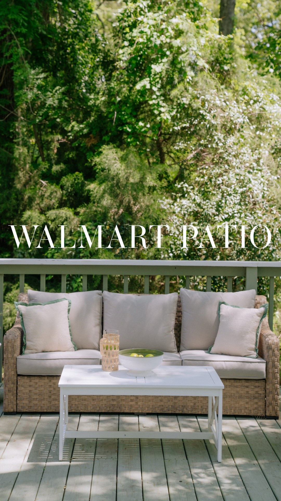 10/10 recommend this Walmart outdoor patio furniture set. Comes with 2 swivel chairs, a sofa, COVERS for all pieces, plus 2 nesting coffee tables. It’s so versatile and comfortable. Many say they’ve owned for years and it has held up so well! 👏 

#LTKHome #LTKStyleTip