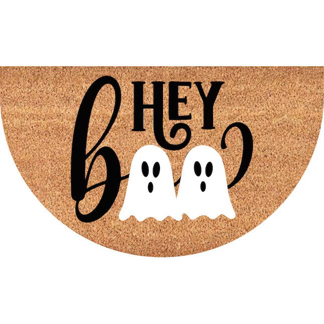 Style Selections 18-in x 30-in Natural Coir Non-Slip Grip Indoor or outdoor Summer Door Mat | Lowe's