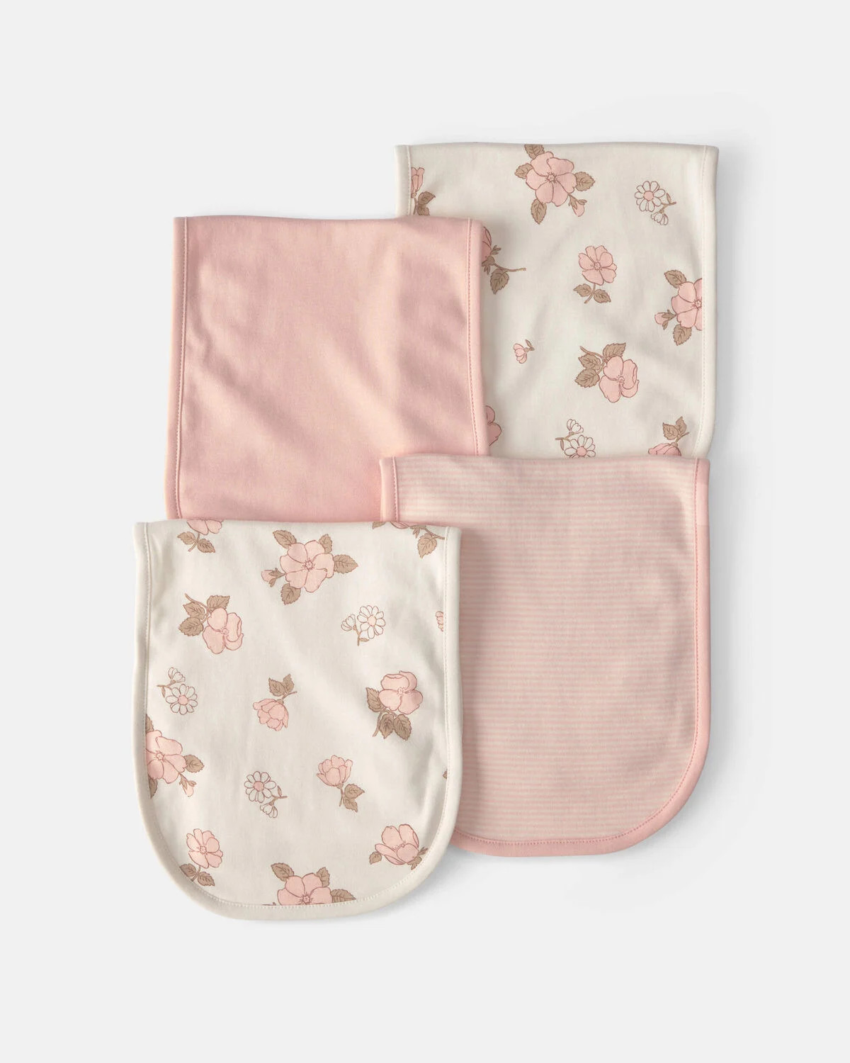 Baby Girl 4-Pack Floral Burp Cloths | Carter's | Carter's Inc
