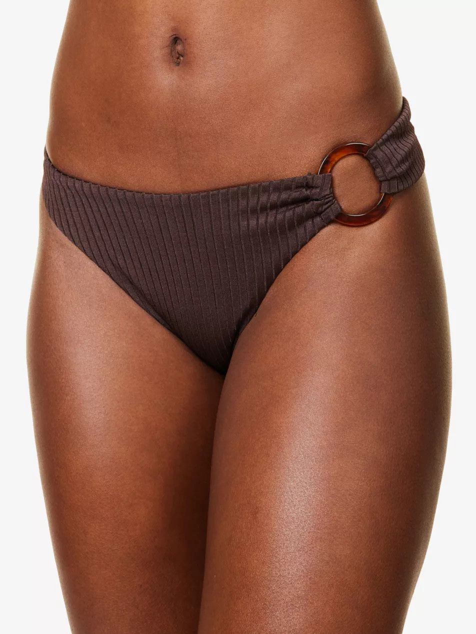 Bronte Ring-Hardware Bikini Bottoms | Selfridges
