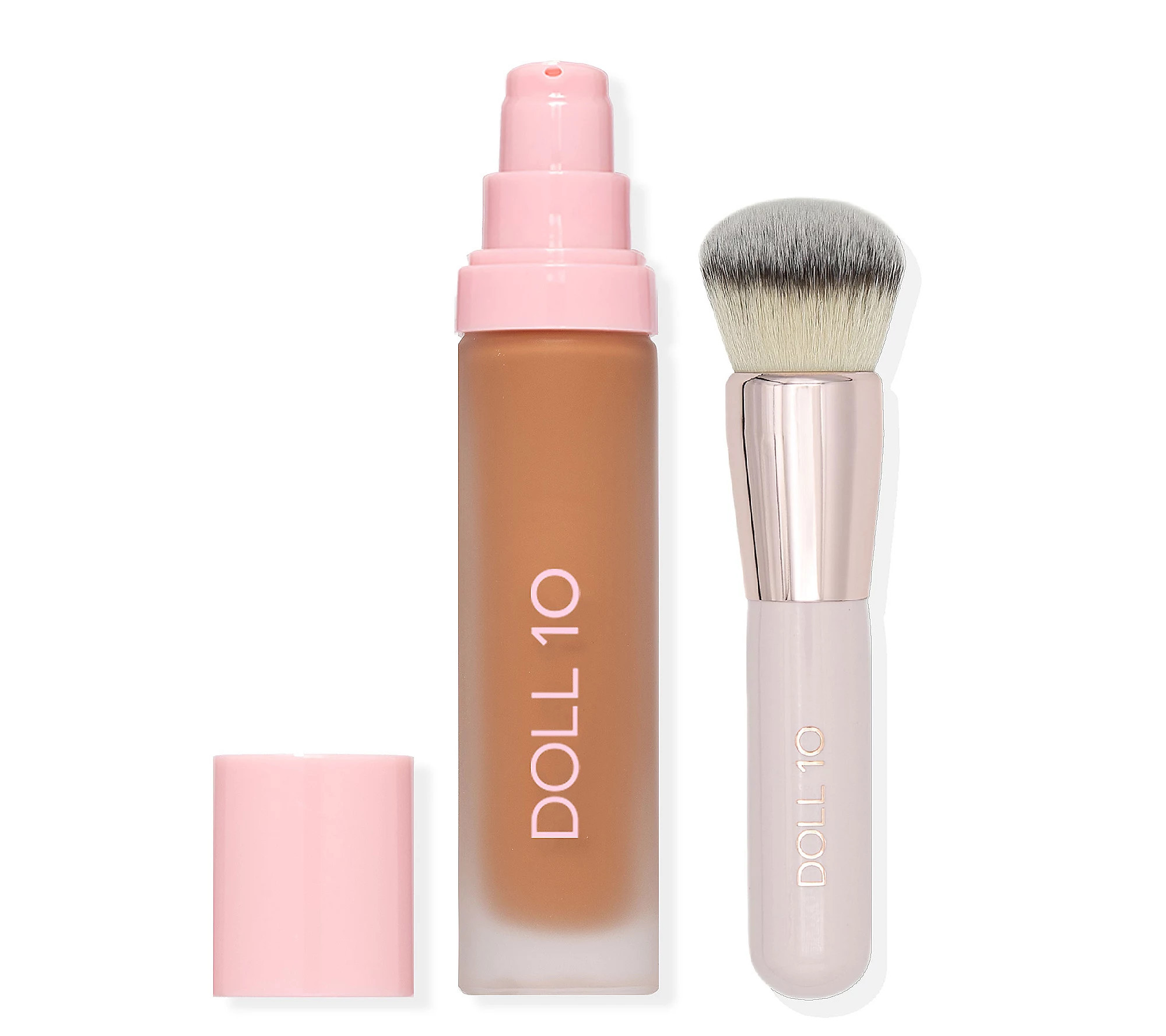 Doll 10 TCE Serum Foundation with Brush | QVC