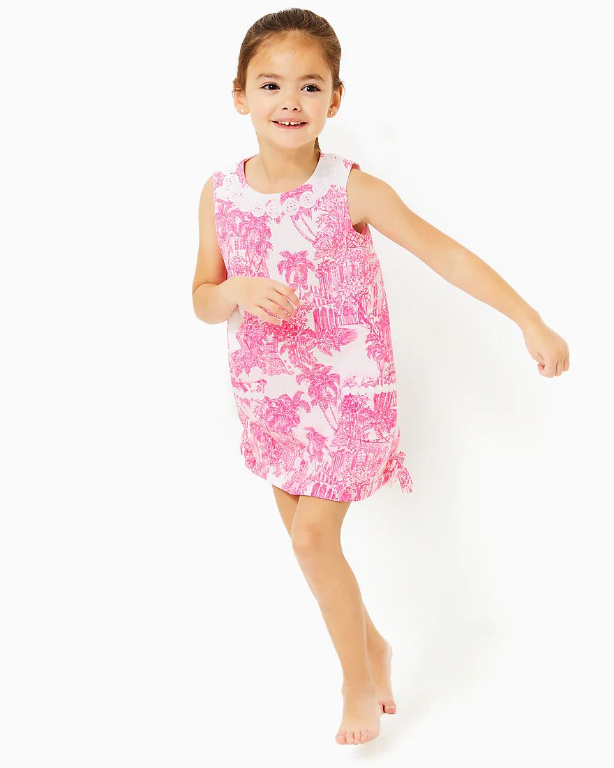 Girls Little Lilly Classic Shift Dress | Splash of Pink - A Lilly Pulitzer Store