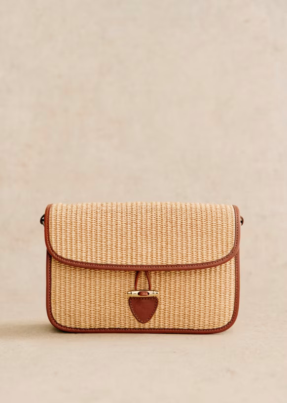 Milo Vintage Textile bag - Woven Straw - Textile - Sézane | Sezane Paris - US