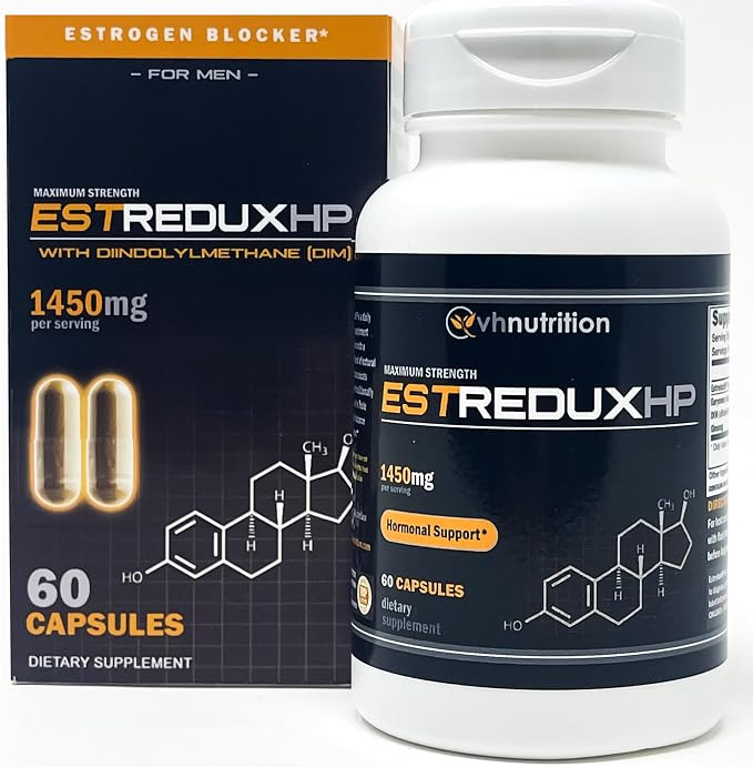 VH Nutrition ESTREDUX HP - with DIM | Estrogen Blocker for Men* | 1450mg of Maximum Strength Horm... | Amazon (US)