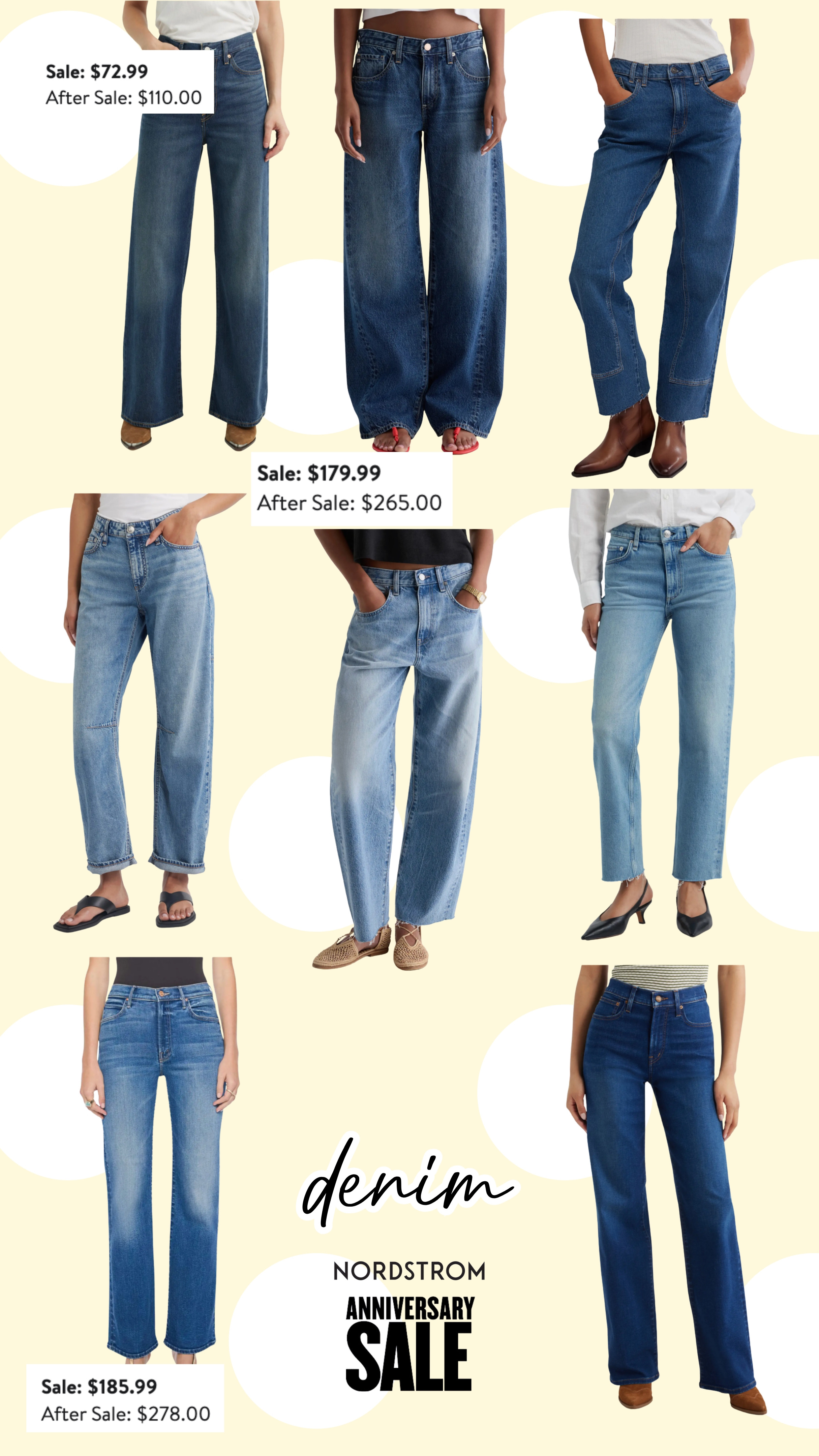 There are so many great pairs of denim on sale for the Nordstrom Anniversary Sale!


nsale, nordstrom sale, nordstrom sale picks, nordstrom sale fashion, fall fashion, nordstrom fashion, nsale picks for her, nsale denim, nordstrom sale 2026 

 #LTKootd #LTKSaleAlert