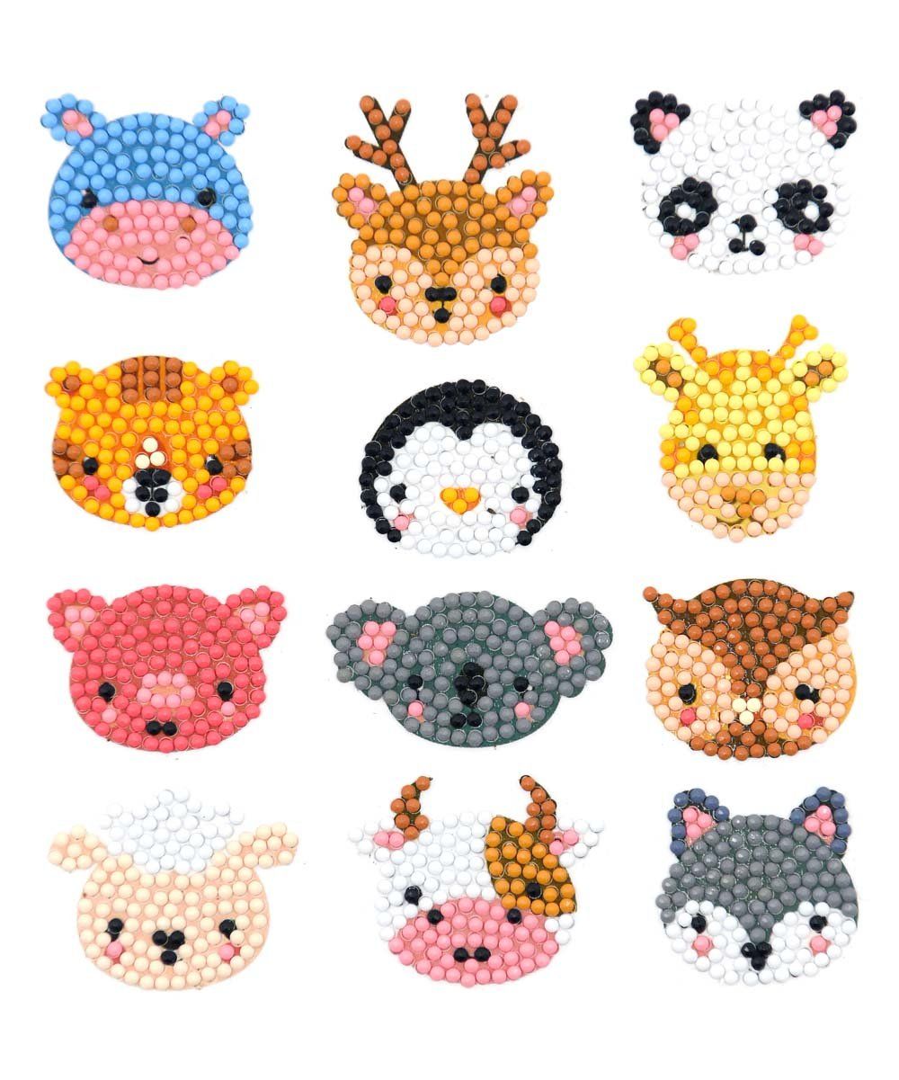 Animal Faces DIY Rhinestone Sticker Painting Kit | Zulily