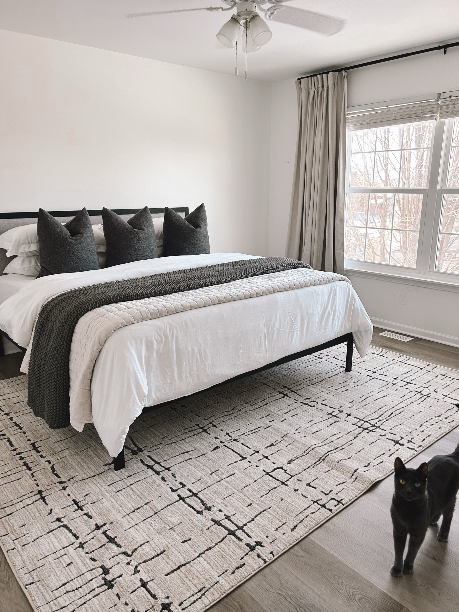 Master Bedroom Refresh: Phase 1 complete ☑️ Curtains, Bedding, and Rug! Love how it’s coming together! 

Home, home refresh, home decor, neutral home, neutral decor, Amazon home decor, target home decor, master bedroom, primary bedroom


#LTKMostLoved #LTKHome #LTKSaleAlert