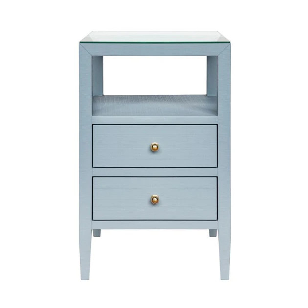 La Jolla Nightstand - Blue | Cailini Coastal