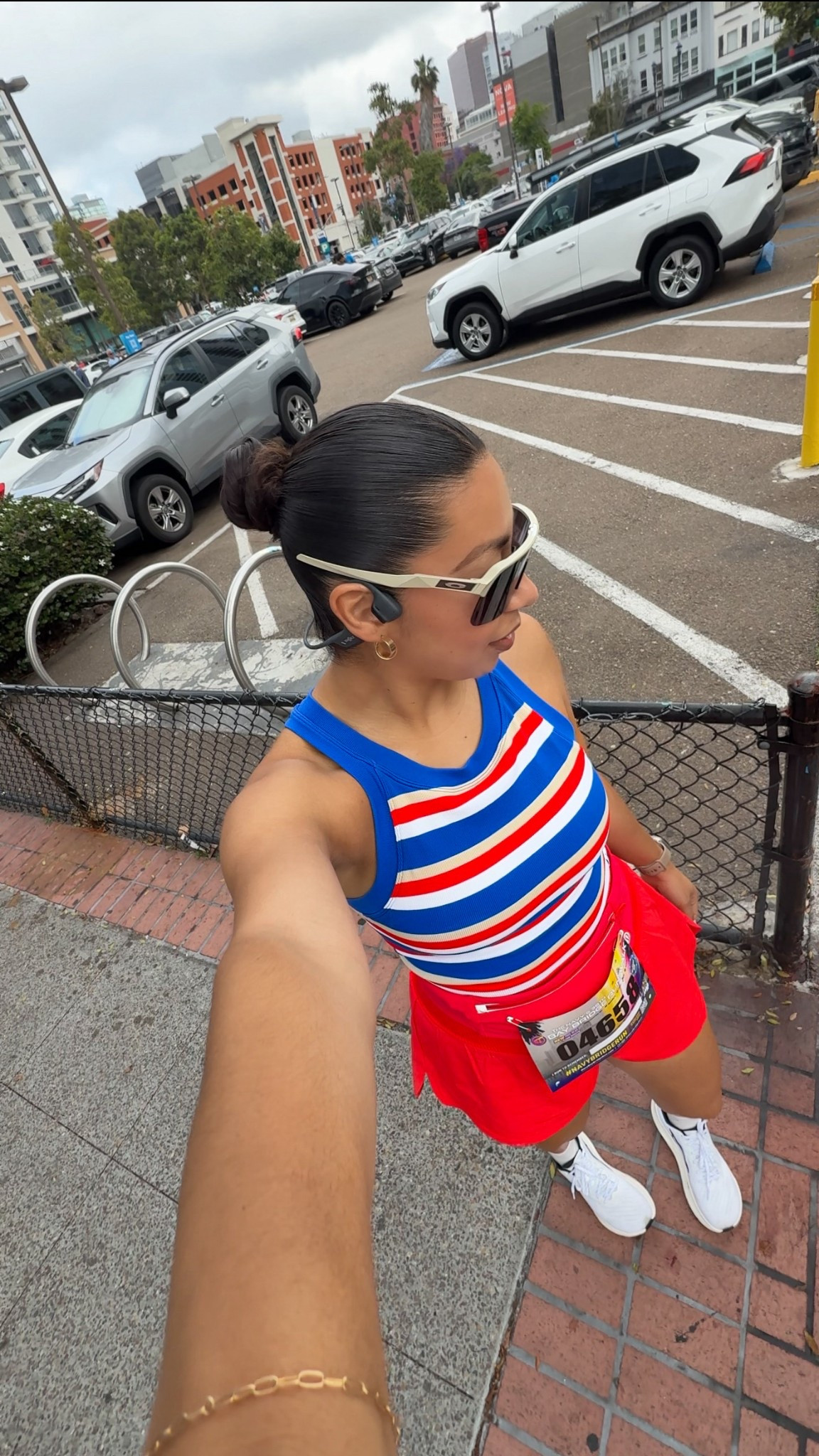 Race day outfit for the Navy Bridge Run! Gave Target its moment 🎯

#LTKBeauty #LTKStyleTip #LTKActive