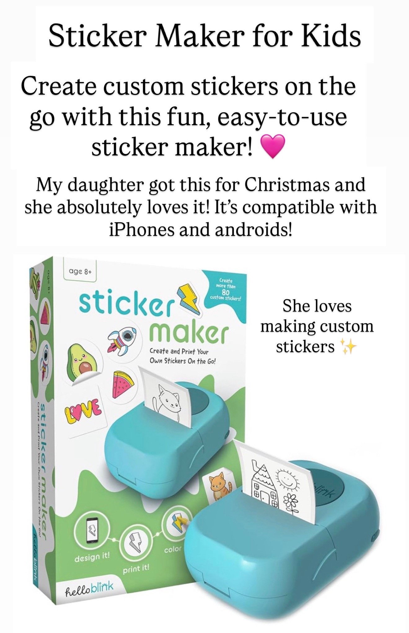 This is a great sticker maker for summer fun, too!!

#LTKKids