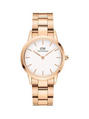 Iconic Link Rose Goldplated Stainless Steel Bracelet Watch | The Bay