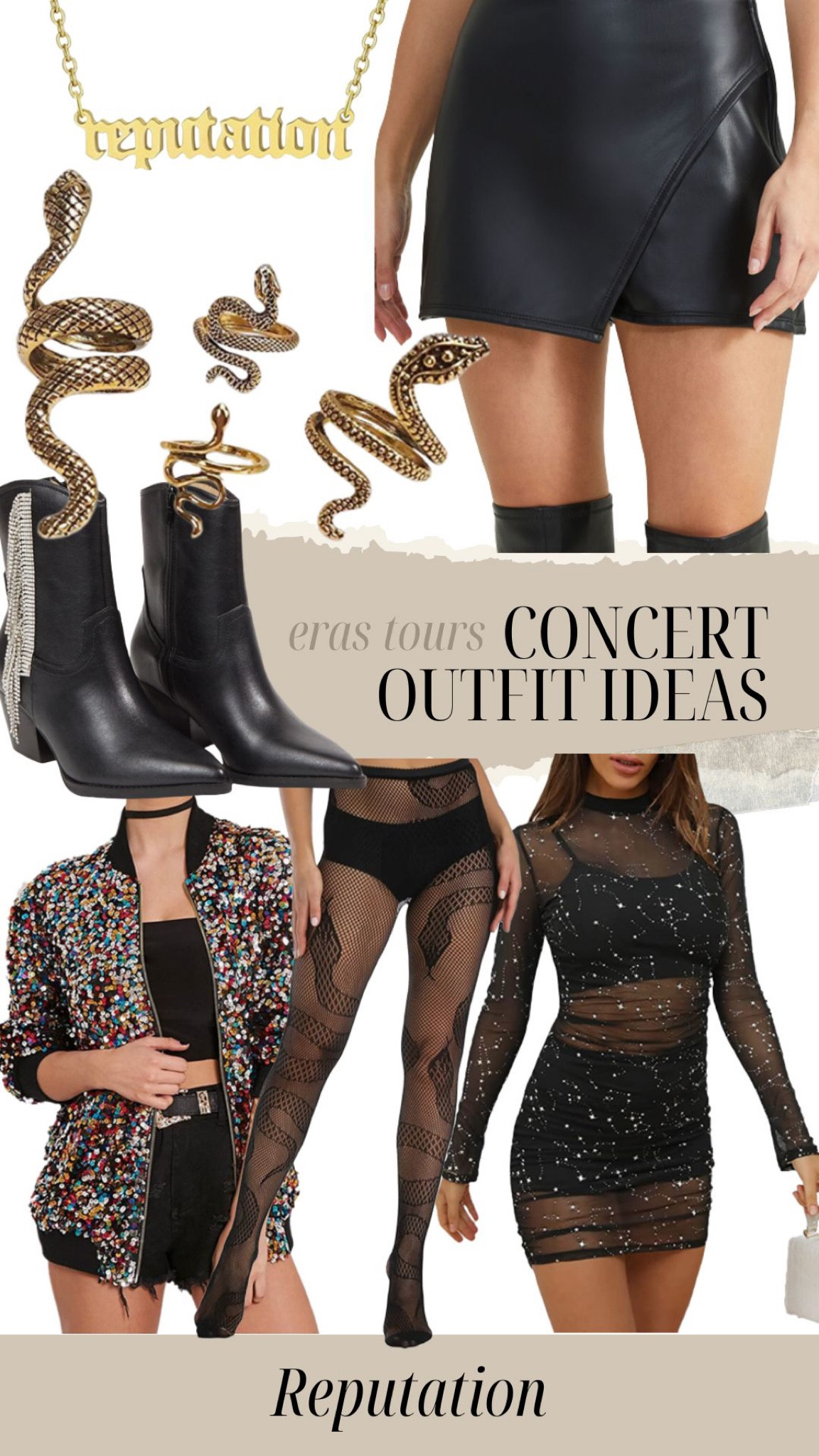 REPUTATION CONCERT OUTFIT INSPO 

#LTKFind #LTKunder100 #LTKstyletip