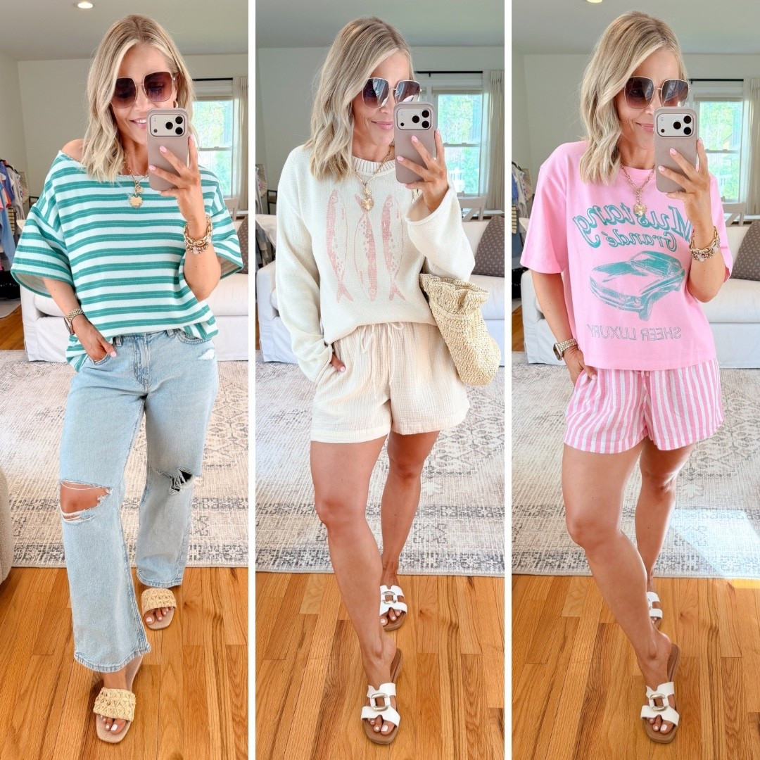 Aerie just dropped a bunch of REALLY GOOD new arrivals for summer and they are all on sale!!🔥I have a stackable 20% off code as well that works until 4/26👏 Code is LTKAERIE20


Aerie sale, casual outfits, oversized sweatshirts, matching sets, loungewear, casual style, spring outfits, summer outfits, spring style, petite style, midsize fashion 

#LTKSaleAlert #LTKxAerie #LTKMidsize