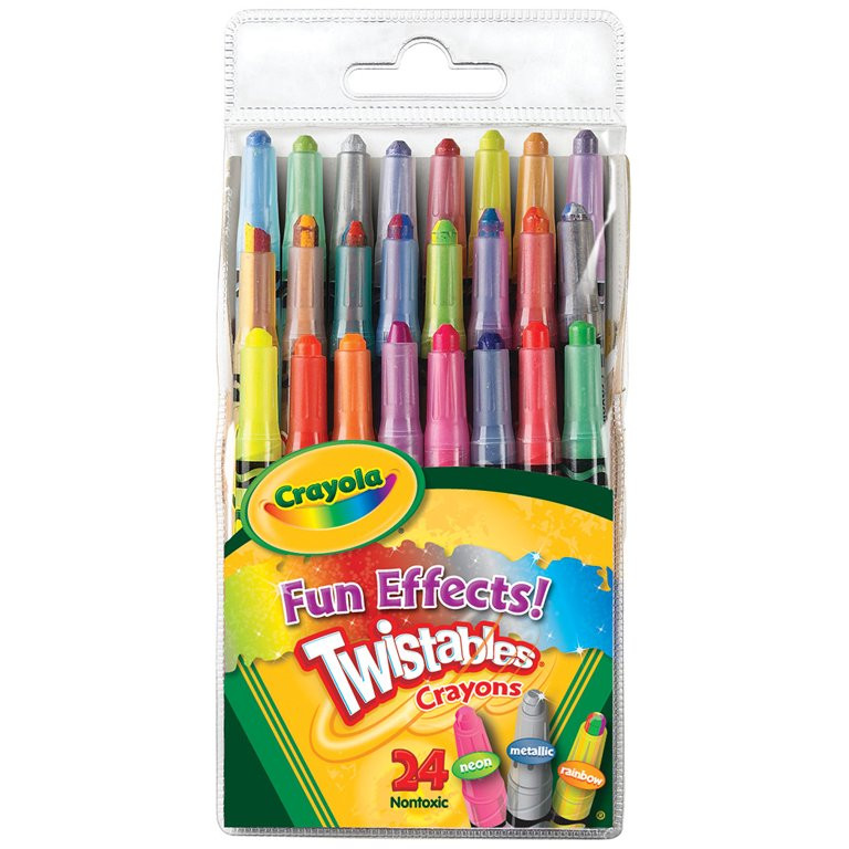 Crayola Fun Effects Twistables Crayon Set, 24-Colors | Walmart (US)