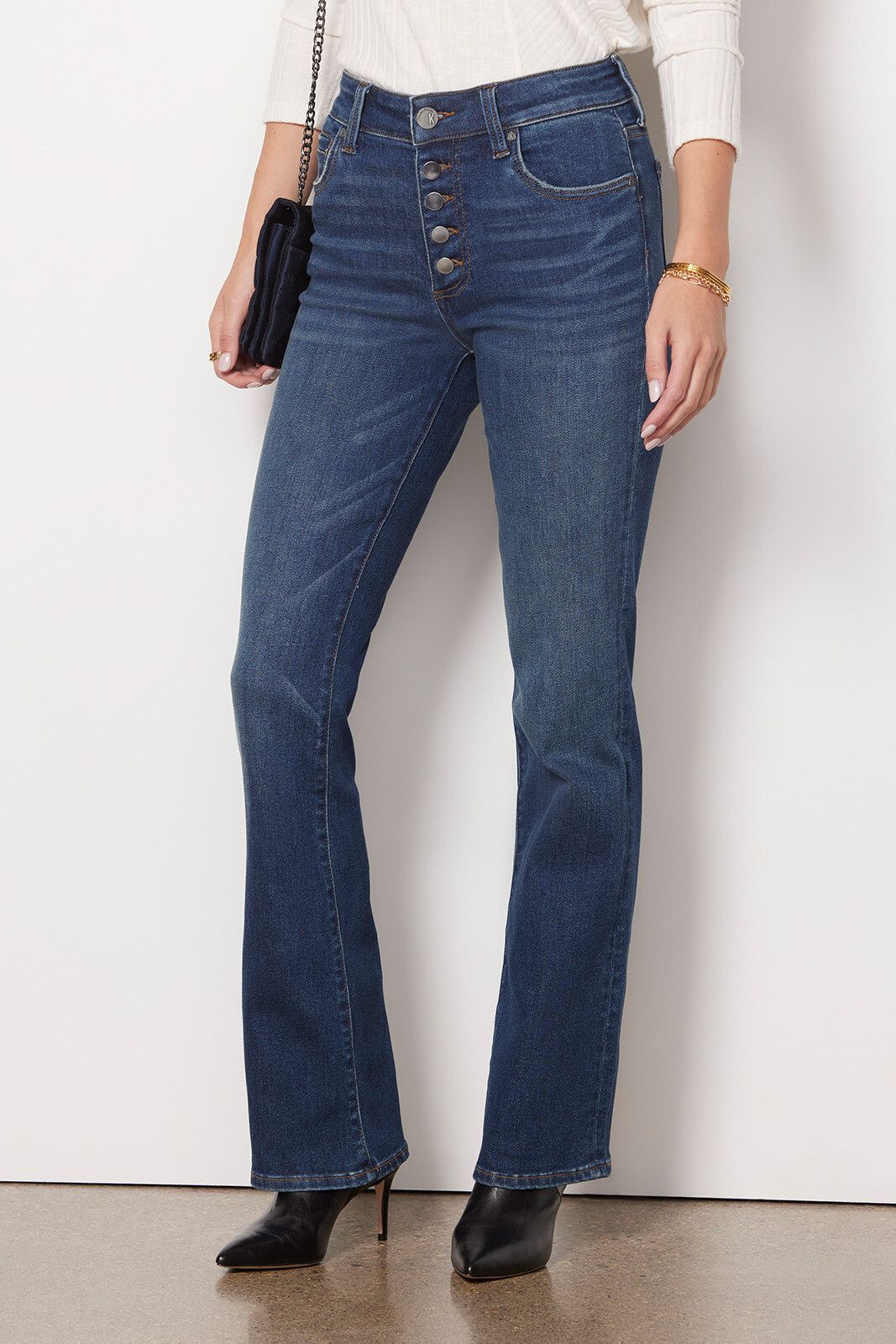 KUT FROM THE KLOTH Natalie High Rise Bootcut Jean | EVEREVE | Evereve