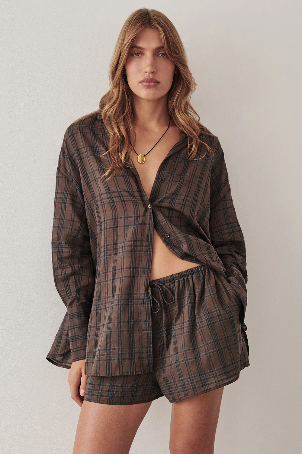 PETRA CHOC CHECK SHORT | DISSH