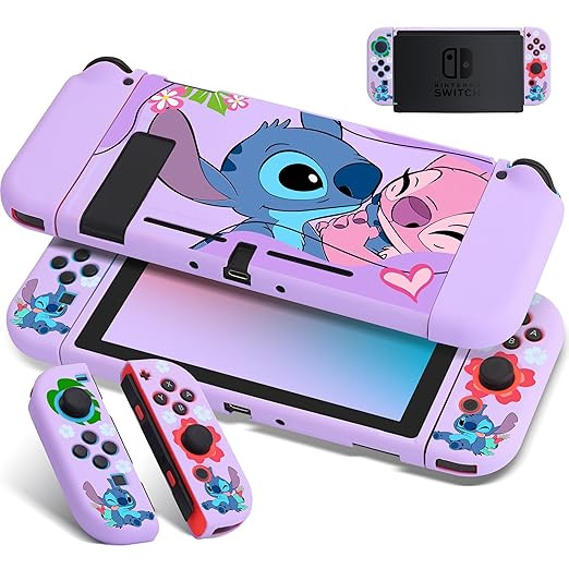 Xcitifun Protective Case Compatible with Nintendo Switch 2017 TPU Cases for Girls Boys Kids Carto... | Amazon (US)