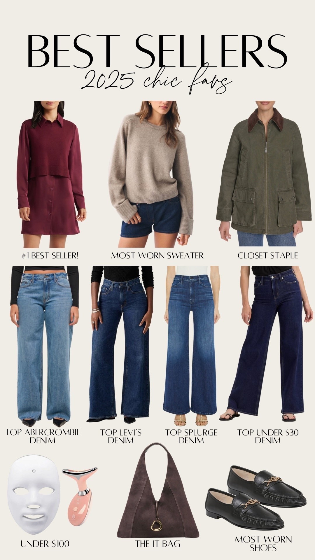 2025 chic fav best sellers that are still in stock!! Do not sleep on these essentials, some of my most worn items all year 