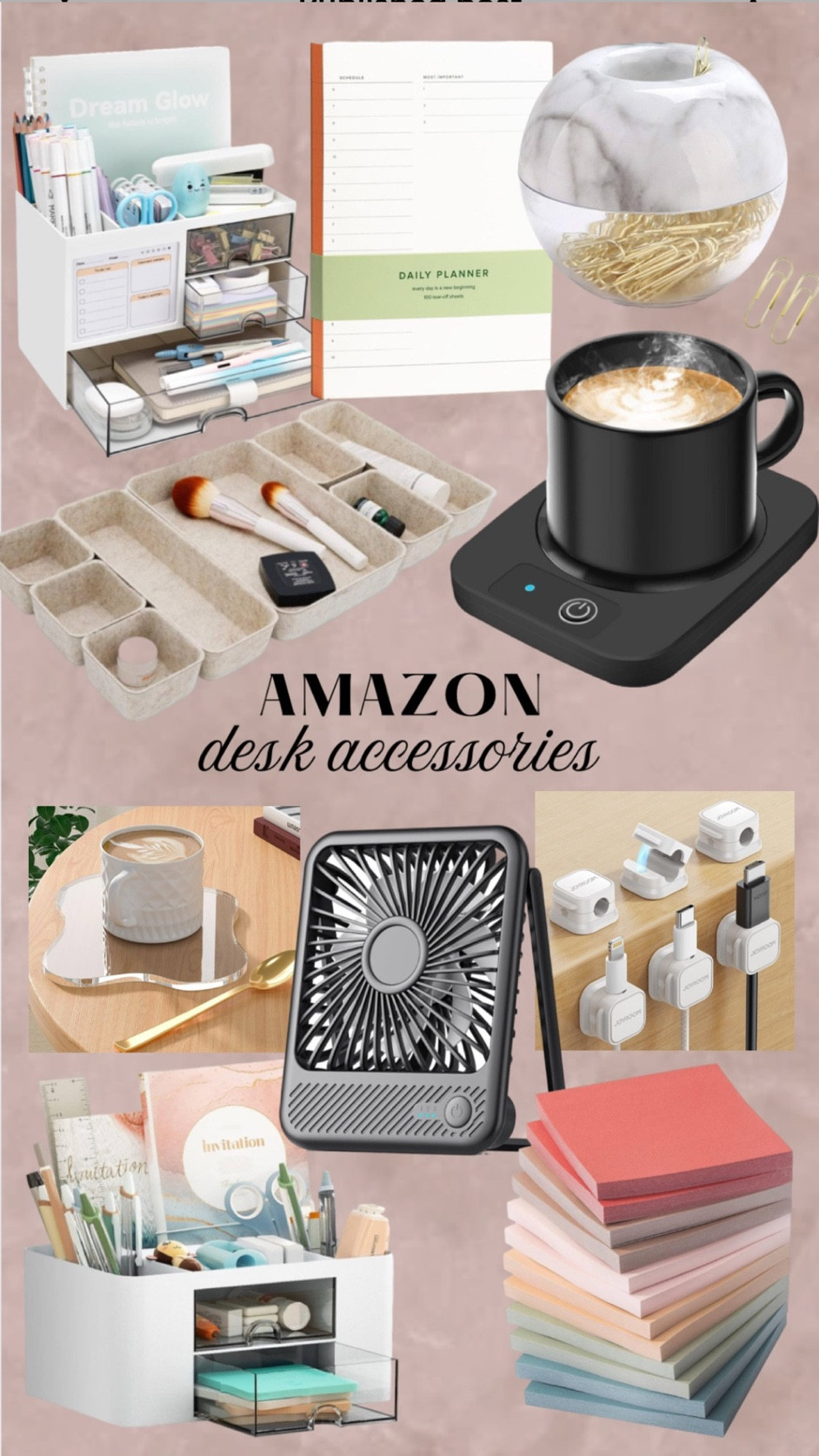 Desk accessories


Office gifts
Coworker gifts 
Desk organizer 
Office must haves 

#LTKSeasonal #LTKGiftGuide #LTKFindsUnder50