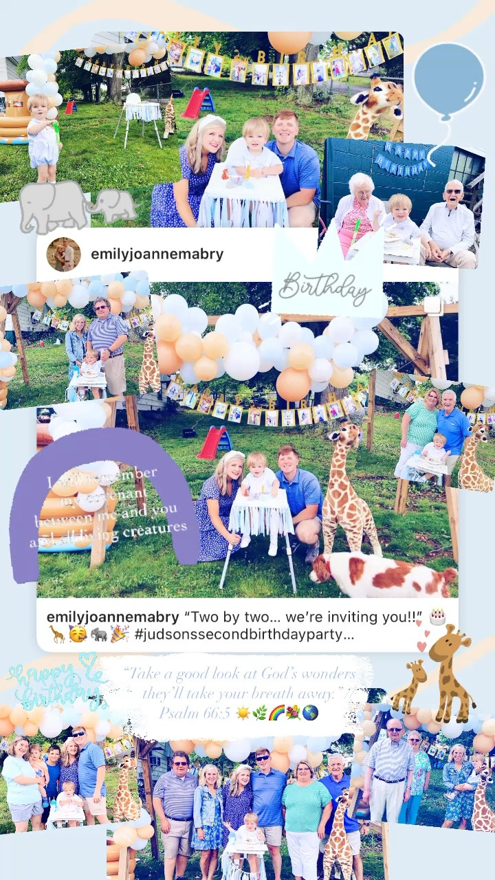 “Two by two… we’re inviting you!!” 🎂🦒🥳🐘🎉 #judsonssecondbirthdayparty 

“Take a good look at God’s wonders— they’ll take your breath away.” // Psalm 66:5 ☀️🌿🌈💐🌎