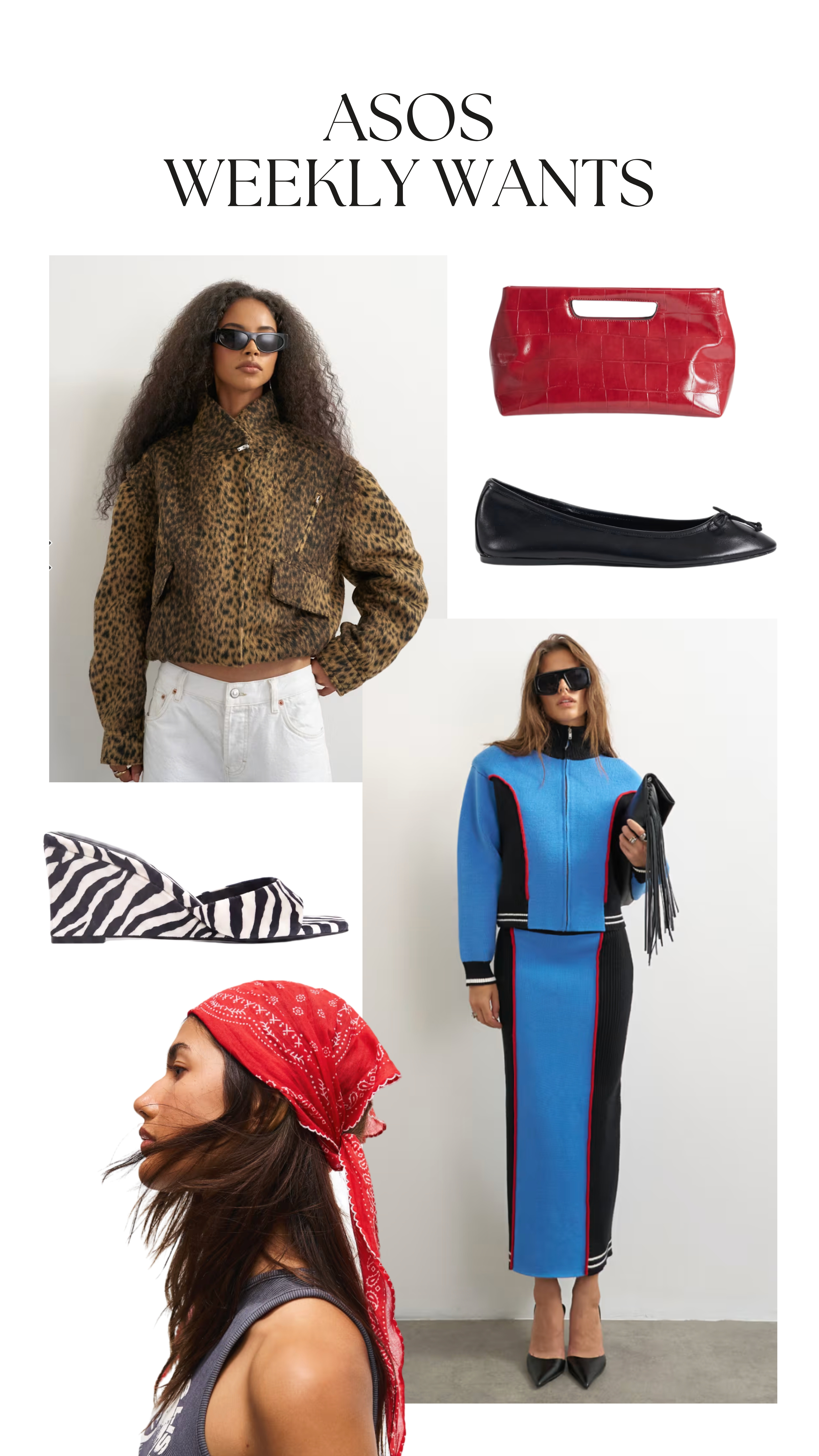 ASOS weekly favourites 🦓✨

knit jacket, knit skirt, midi skirt, autumn co ord, leopard print, leopard jacket, high neck jacket, ballet flats, bandana styling, autumn outfits 

 #LTKuk #LTKsummer #LTKautumn