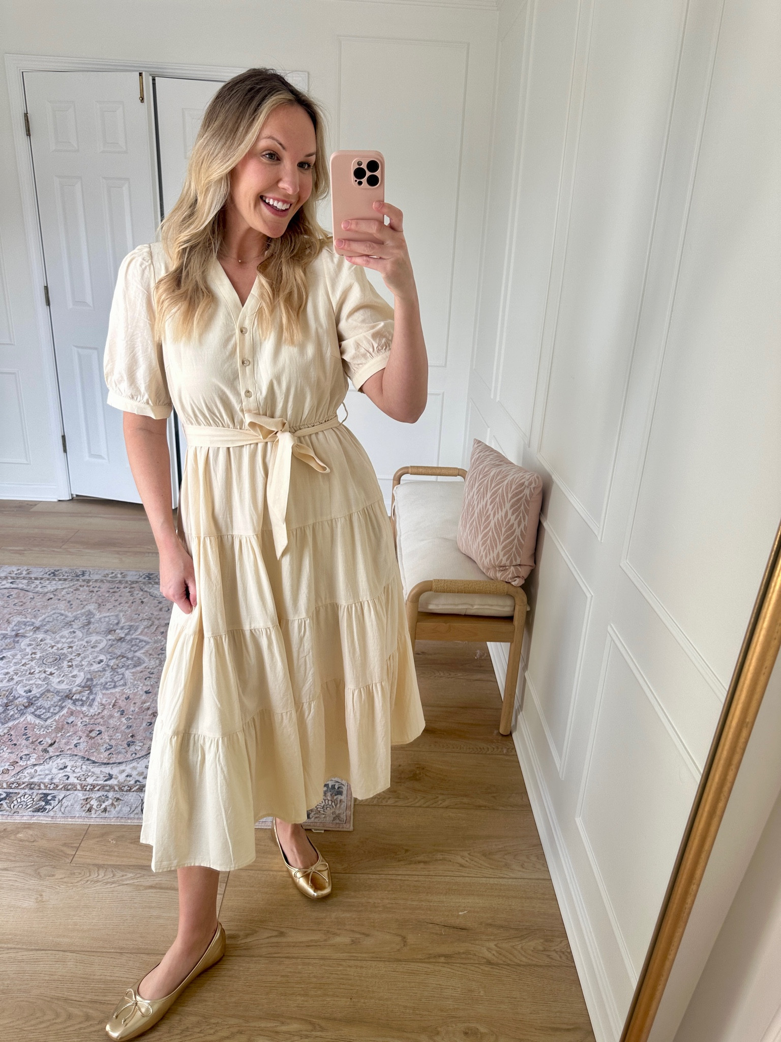 This work dress comes in other colors - great for teachers or the office! Wearing a med 

#LTKMidsize #LTKFindsUnder50 #LTKSeasonal