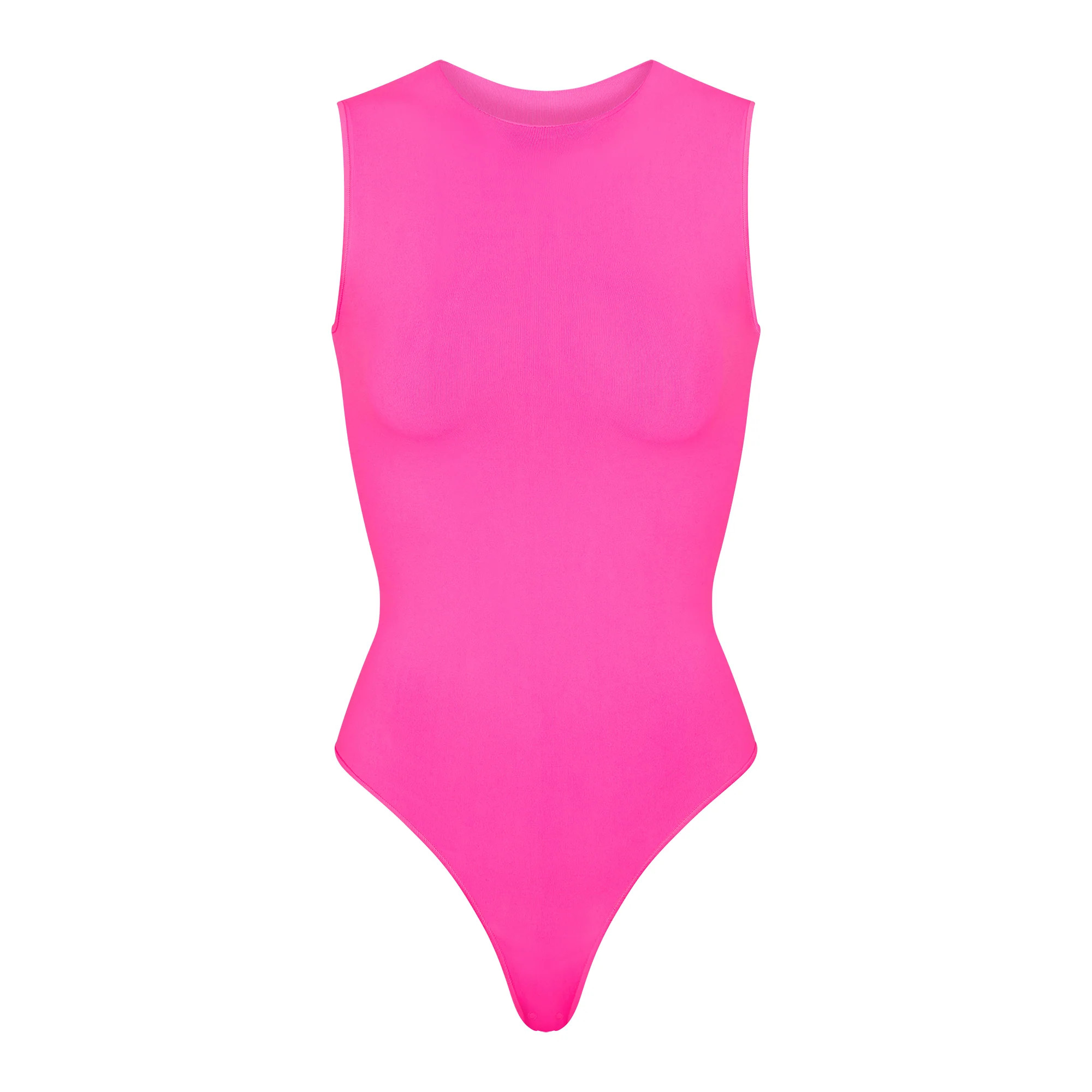 ESSENTIAL CREW NECK SLEEVELESS BODYSUIT | SKIMS (US)