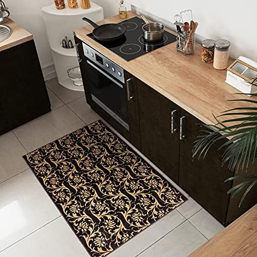 House, Home and More Skid-Resistant Carpet Indoor Area Rug Floor Mat – Laurel Lane – Espresso Brown  | Amazon (US)