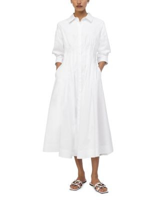 SIMKHAI Jazz Poplin Pintuck Midi Dress | Bloomingdale's Women | Bloomingdale's (US)