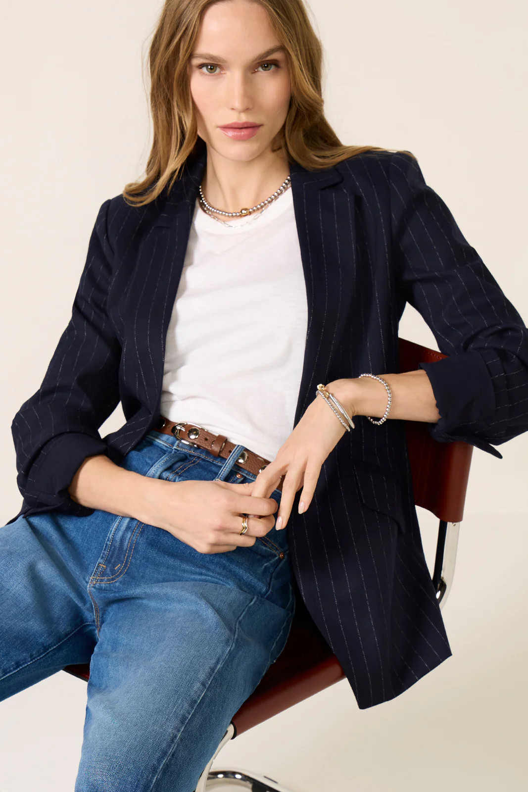 FAVORITE DAUGHTER Women's The Favorite Blazer, Size 2, Blue | Evereve