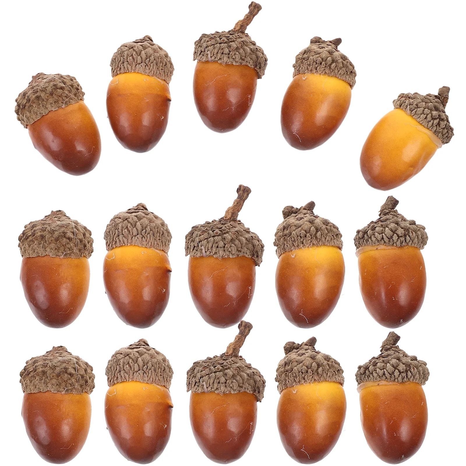 50 Pcs Simulated Acorn Nuts Decor for Office Decoration Christmas Tree Thanksgiving Day | Walmart (US)