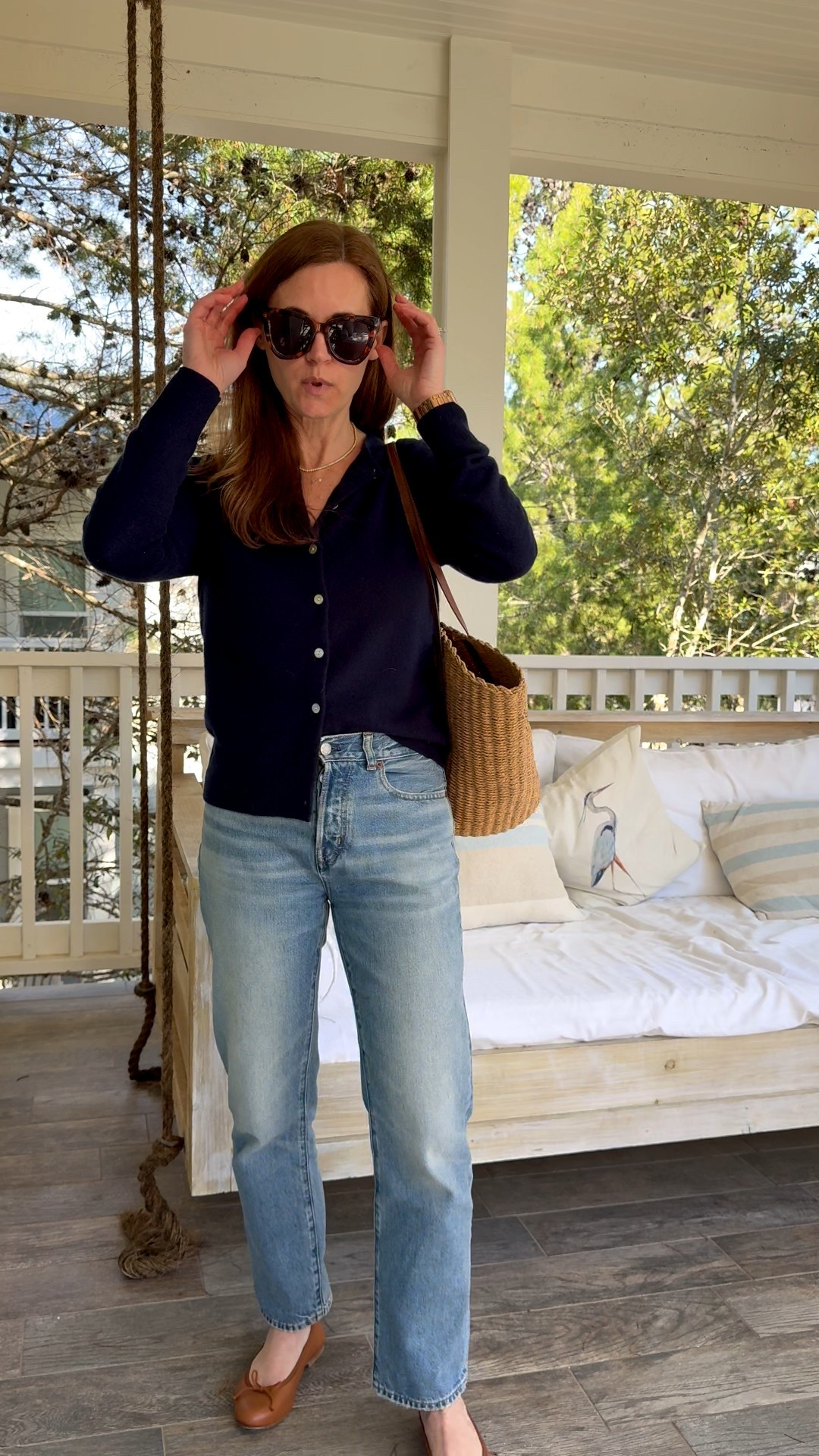 Sweater size small
Jeans size 25 petite for length (I’m 5’4)
@Madewell @Quince @Margaux 

#LTKgrwm #LTKootd #LTKdayinmylife