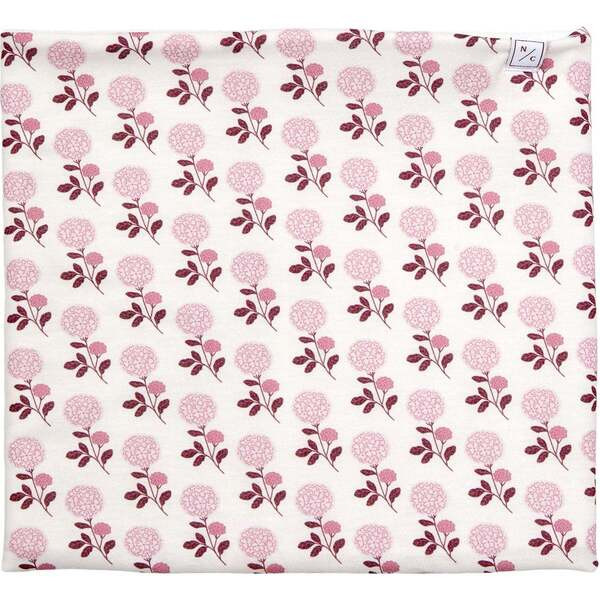 Kids Neck Warmer, Pink Hydrangea | Maisonette