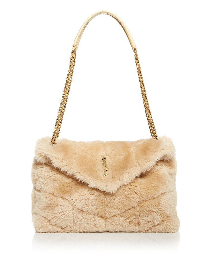 Puffer Small Quilted Shearling Shoulder Bag | Bloomingdale's (US)