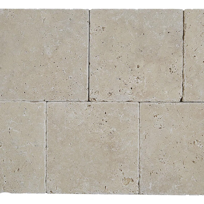Hopkins 6" x 6" Travertine Stone Look Wall & Floor Tile | Wayfair North America