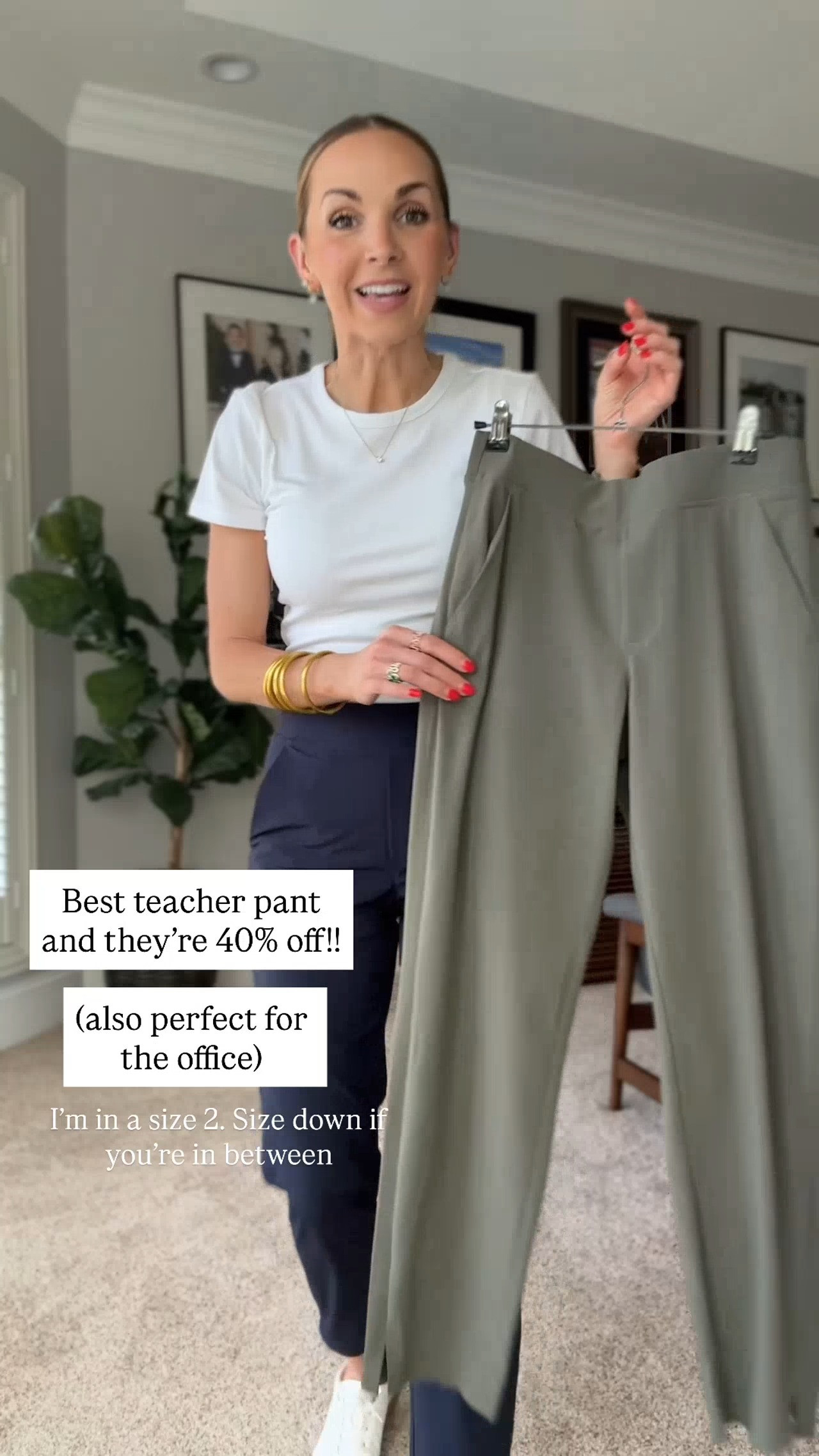 THE teacher pants that everyone recommends are 40% off at @‌athleta! Ribbed collection is also 40% off, and all full priced items are 20% off.  #athletapartner  

 