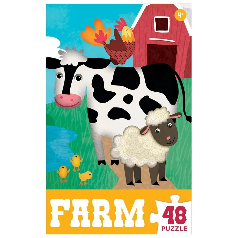 Farm 48 Pieces Interlocking Jigsaw Puzzle for Kids | Walmart (US)