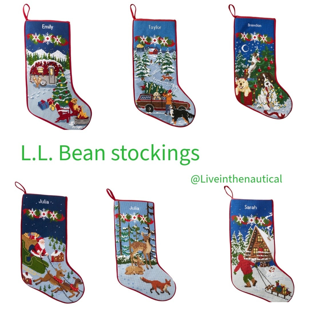 L.L. Bean Needlepoint stockings are a timeless traditional. 

#LTKHome #LTKHoliday #LTKGiftGuide